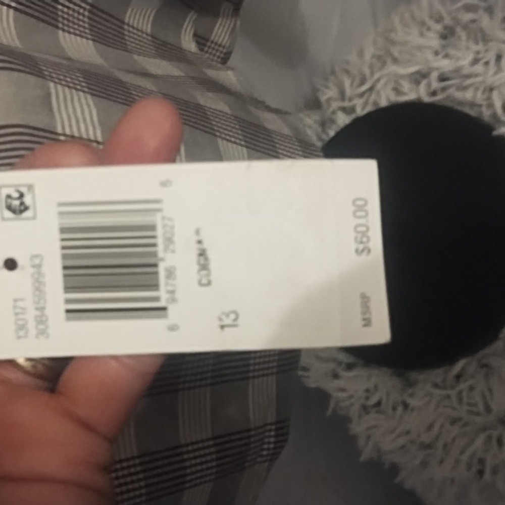 Men's Check Button-Up Shirt - Gray & White - Picture 4 of 5